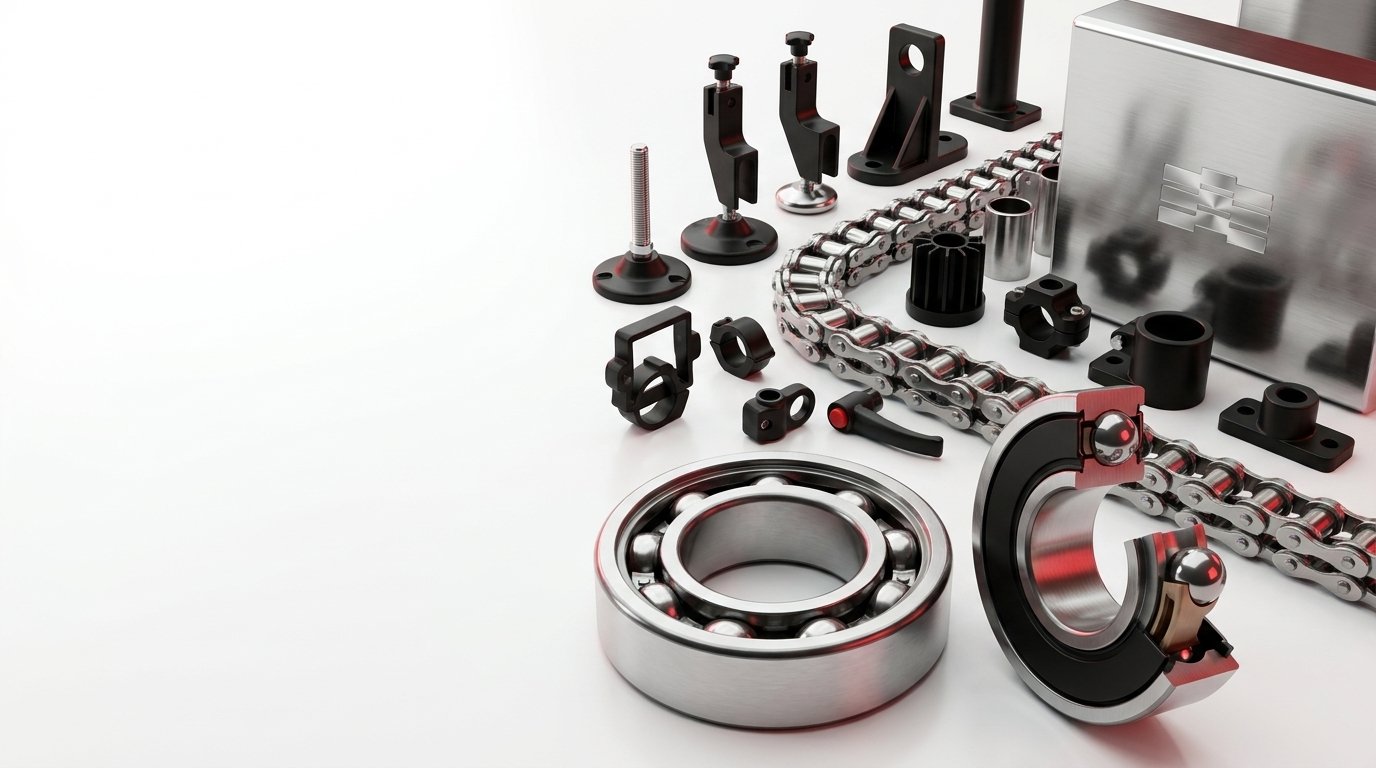 Precision industrial engineering — high-grade stainless steel machine components